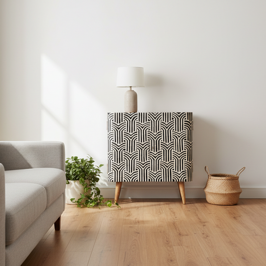 Bone Inlay Cabinet - Bright Room